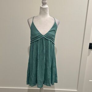 Wishlist Apparel teal blue/green mini swing dress Sz M